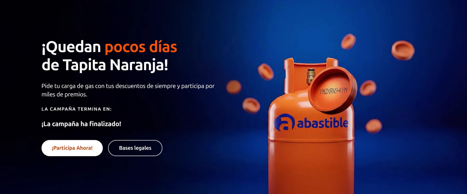 Portada pública de la campaña Tapita Naranja de Abastible