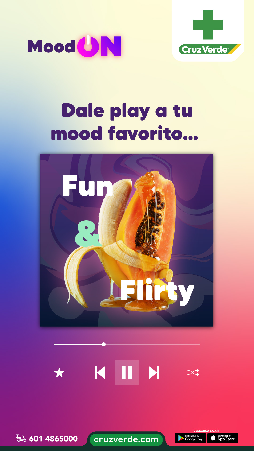 Contenido orgánico Mood ON Fun and Flirty