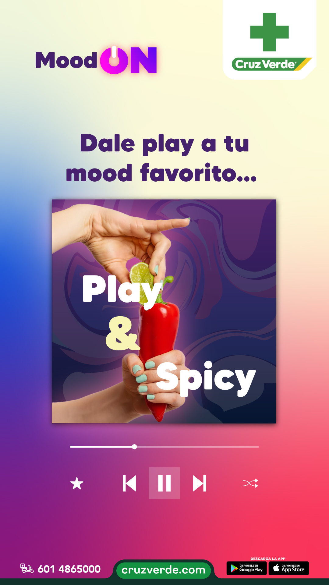 Contenido orgánico Mood ON Play and Spicy